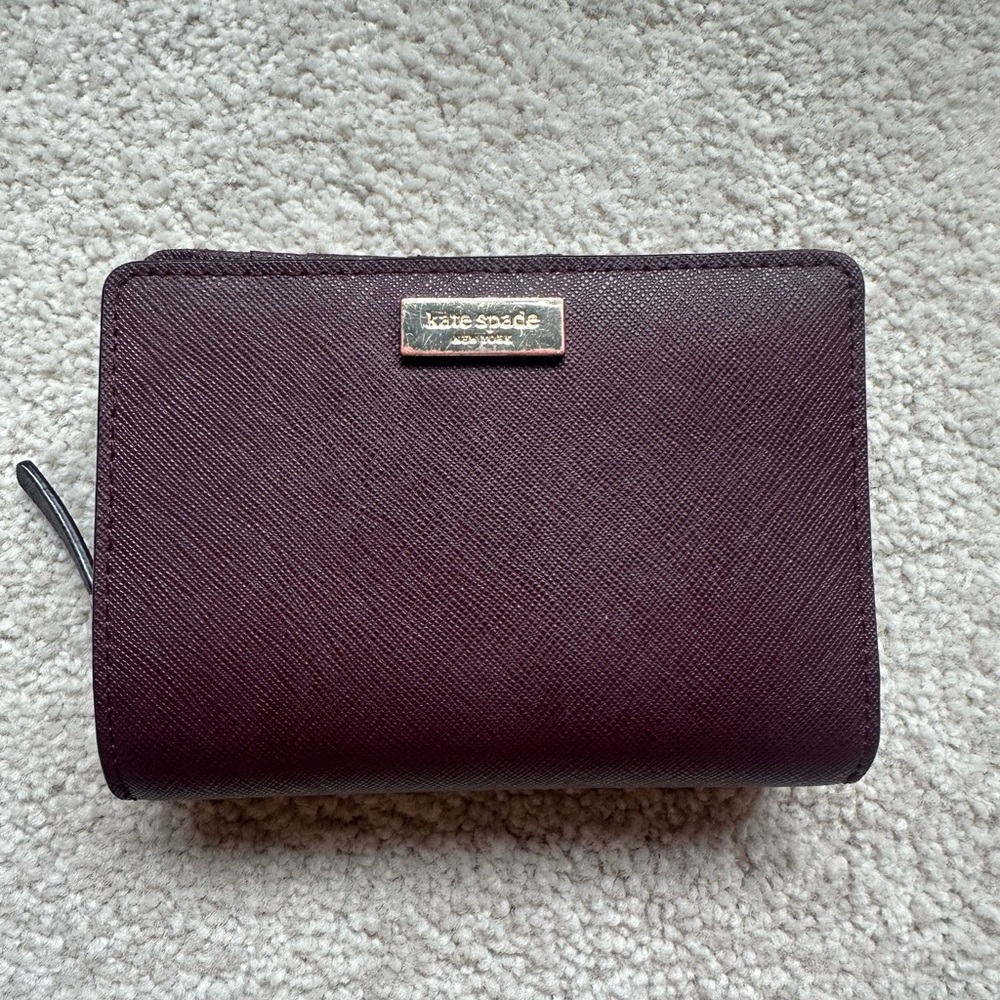 Kate Spade Deep Burgundy Wallet
